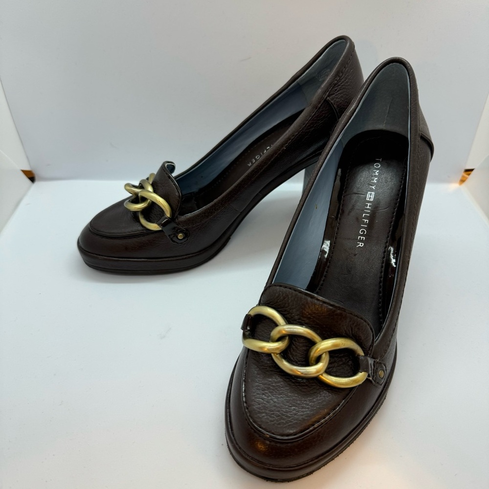 Tommy Hilfiger Tommy Twist High Heel Loafer Size 6M